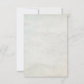 Cute Teddy Bear Waterverf Baby shower Bedankkaart (Achterkant)