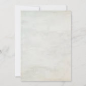 Cute Teddy Bear Waterverf Baby shower Kaart (Achterkant)