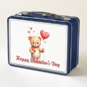 Cute Teddy Bear with Heart – Happy Valentine’s Day (Achterkant)