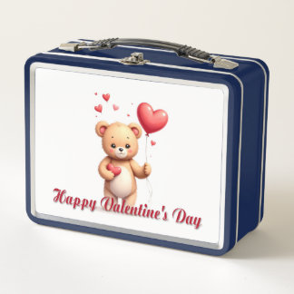 Cute Teddy Bear with Heart – Happy Valentine’s Day