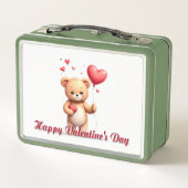 Cute Teddy Bear with Heart – Happy Valentine’s Day (Achterkant)