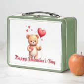 Cute Teddy Bear with Heart – Happy Valentine’s Day (In situ)