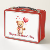 Cute Teddy Bear with Heart – Happy Valentine’s Day (Voorkant)