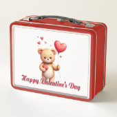 Cute Teddy Bear with Heart – Happy Valentine’s Day (Achterkant)