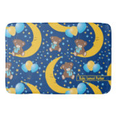 Cute Teddy Bear zit op het Mon Pattern Badmat (Voorkant)