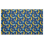 Cute Teddy Bear zit op het Mon Pattern Stof (Fat Quarter)