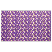 Cute Teddy Bear zit op het Mon Pattern Stof (Yard (91,4 cm))