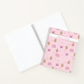 Cute Teddy Bears and Hearts Notebook Notitieboek (Binnen)