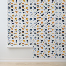 Cute Teddy Bears Behang