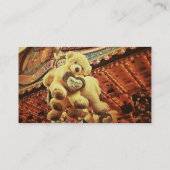 Cute Teddy Bears bij het carnaval Visitekaartje (Achterkant)