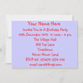 Cute Teddy Bears Fun Kinder Party Kaart (Achterkant)