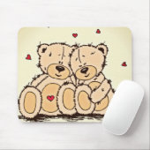 Cute Teddy Bears Muismat (Met muis)