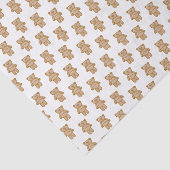 Cute Teddy Bears Pattern Tissuepapier (Detail)