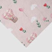 Cute teddy beer gift ballon Valentijnsdag Tissuepapier (Detail)