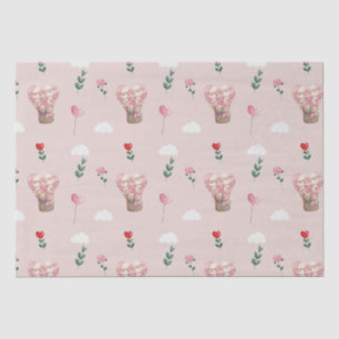 Cute teddy beer gift ballon Valentijnsdag Tissuepapier