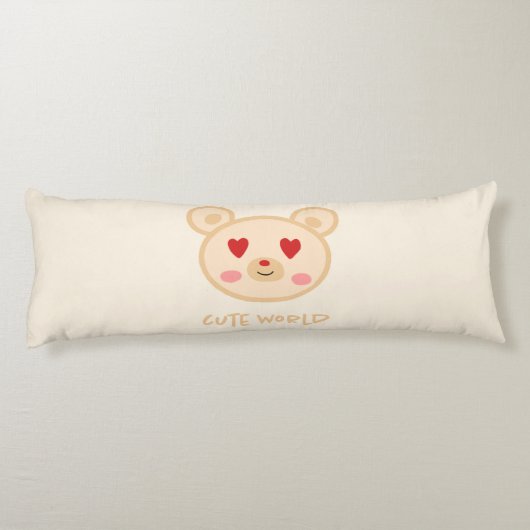 Cute teddy beer lichaamskussen (Achterkant)