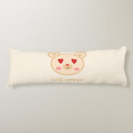 Cute teddy beer lichaamskussen