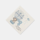 Cute teddy beer met Air Hot Balloon Napkins Servet (Hoek)