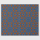 Cute teddy beer op polka dot cadeaupapier (Vlak)
