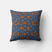 Cute teddy beer op polka dot kussen (Achterkant)