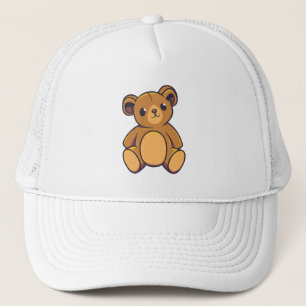 Cute teddy beer trucker pet