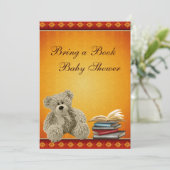 Cute Teddy Neutral breng een Baby shower van het B Kaart (Staand voorkant)