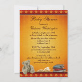 Cute Teddy Neutral breng een Baby shower van het B Kaart (Achterkant)