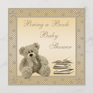 Cute Teddy Neutral breng een Baby shower van het B Kaart