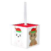 Cute Teddy, Pool- en Panda Elf Beren Decoratie (Achter hoekig)