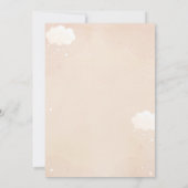 Cute Teddybeer Babyshower Uitnodiging (Achterkant)