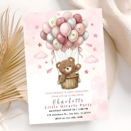 Cute Teddybeer Feestje Kaart