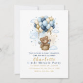 Cute Teddybeer Feestje Kaart (Voorkant)