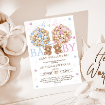 Cute Teddybeer Geslacht Onthulling