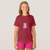 Cute Teddybeer “Ik Hou van Jou” Kinder T-Shirt (Voorkant volledig)