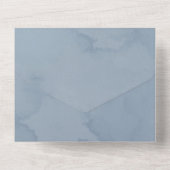 Cute Teddybeer Kledinglijn Jongen Baby Shower  All In One Uitnodiging (Achterkant)