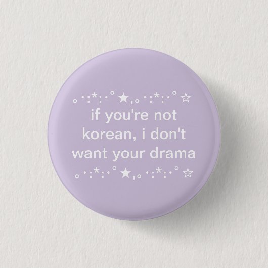 Cute Teen Aesthetic Kpop en Kdrama Ronde Button 3,2 Cm (Voorkant)