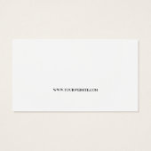 Cute Teeth Logo Visitekaartje (Achterkant)