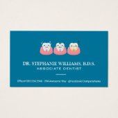 Cute Teeth Logo Visitekaartje (Voorkant)