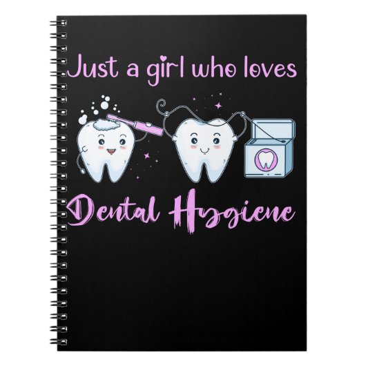 Cute Teeth tandtechnicus assistent Notitieboek (Voorkant)