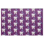 Cute Teeth Toothborstel Patroon Stof (Fat Quarter)