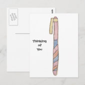 Cute Tekenpen Briefkaart (Voorkant / Achterkant)