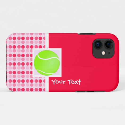 Cute Tennis Ball Case-Mate iPhone Case (Achterkant (horizontaal))