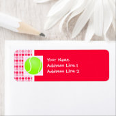 Cute Tennis Ball Etiket (Insitu)