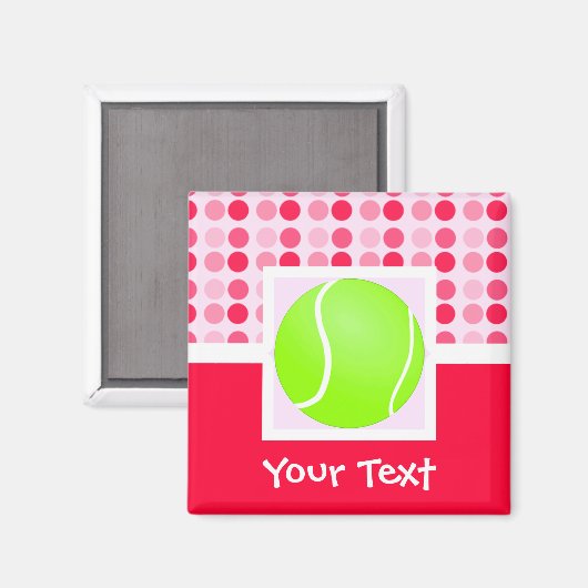 Cute Tennis Ball Magneet (Voorkant / Achterkant)