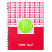 Cute Tennis Ball Notitieboek (Voorkant)