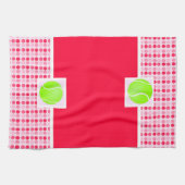 Cute Tennis Ball Theedoek (Horizontaal)