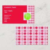 Cute Tennis Ball Visitekaartje (Voorkant / Achterkant)