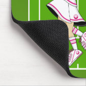 Cute Tennis Girl Mousepad Muismat (Hoek)