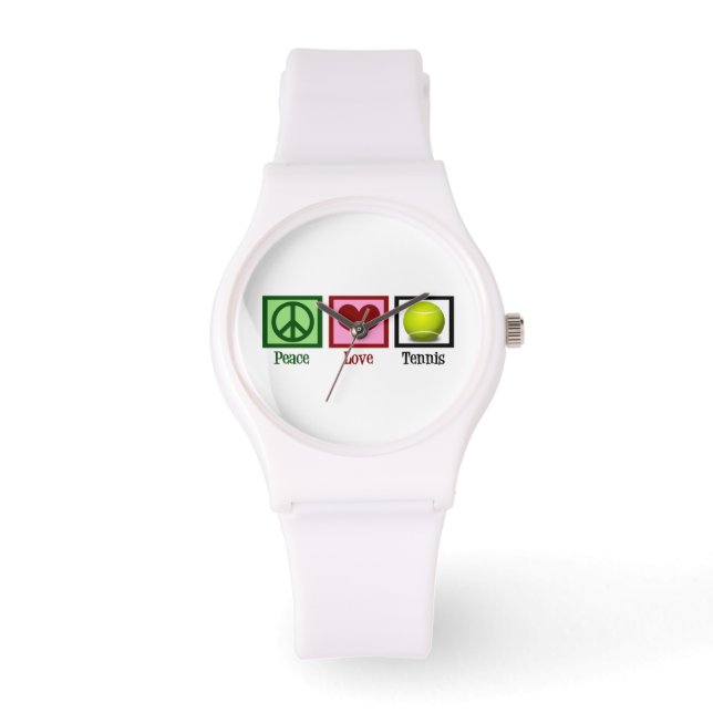 Cute Tennis Horloge (Voorkant)