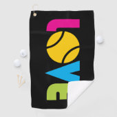 Cute Tennis LOVE - Golfhanddoek (Insitu)
